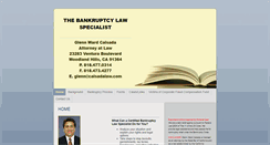 Desktop Screenshot of calsadalaw.com